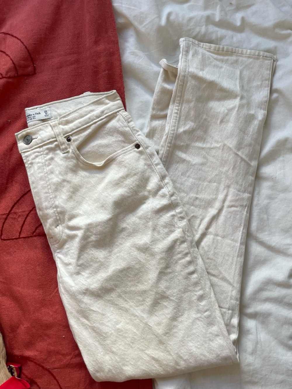Abercrombie + Fitch '90s Straight Ultra High Raise Denim (Curve Love)